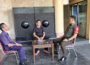 Jalin Silaturahmi Babinsa Tipes Komsos Dengan Satpam Hotel Indah Palace