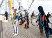Satlat KJK Taruna AAL Yang On Board Di KRI Bima Suci Sandar Di Lerwick