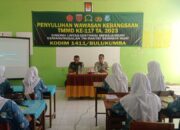 Satgas TMMD Bulukumba Libatkan Pelajar dalam Menggelorakan Wawasan Kebangsaan dan Bela Negara