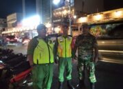 Tingkatkan Keamanan Wilayah, Piket Koramil 03/Serengan Patroli Malam