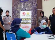 Menggelar Bakti Kesehatan di Rutan Perempuan Kelas II A, Polwan Polres Sidoarjo