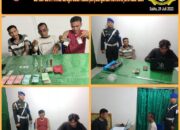 Tim Gabungan Denpom I/1 Pematang Siantar dan Subdenpom I/1-1 Tebing Tinggi Amankan 3 Pria Miliki Sabu