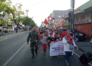 Semarak HUT RI Ke 78 Warga Danusukuman Jalan Sehat