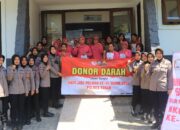 Ulang Tahun Ke-75, Polwan Polres Tuban Gelar Aksi Sosial Donor Darah