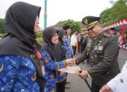 Danrem 071/Wijayakusuma Ikuti Upacara Memperingati Hari Proklamasi Kemerdekaan Republik Indonesia di Pemkab Banyumas