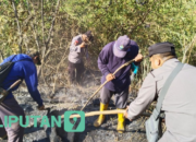 Sinergitas Polri bersama TNI dan RPH berhasil Padamkan Api di Gunung Lawu Petak 39 Ngawi