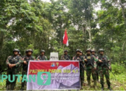 Pastikan Patok Tidak Bergeser, Satgas Yonif 122/TS Gelar Patroli MM 41 Perbatasan RI-PNG