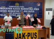 Brilian, Dalam 1 Hari Satnarkoba Polrestro Jakpus berhasil Gagalkan Peredaran Sabu dan Puluhan Ribu Ekstasi