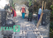 Sasaran Fisik TMMD Sengkuyung III Desa Celep Fokus Pekerjaan Pondasi Jembatan dan Talud