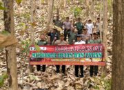 Sinergitas Polres Tulungagung bersama TNI dan Perhutani Gelar Patroli Cegah Karhutla