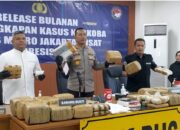 Satu Bulan Berburu Narkoba, Satres Narkoba Polres Metro Jakpus Tangkap 87 Bandar dengan Nominal Rp 1,5 Miliar