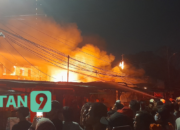 Diduga Korsleting Listrik, Puluhan Rumah dan Kios di Wilayah Bendungan Jago Kemayoran Ludes Dilalap Si Jago Merah