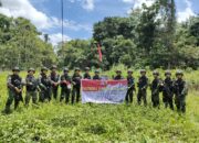 Pengabdian Tanpa Batas Jaga Keutuhan NKRI Satgas Yonif 122/TS Pos Kaliasin Gelar Patroli Patok MM 3 A Perbatasan RI-PNG