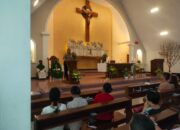 Polres Jombang Beri Imbauan Kamtibmas di Minggu Kasih Gereja Santa Maria