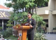 Polres Nganjuk Gelar Upacara Bendera Peringati Semangat Juang Pahlawan 10 November 2023
