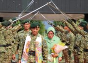 Tradisi Pelepasan Letkol Inf Rinto Wijaya Sebagai warga Yonif 514 Dengan Penuh Suka Cita