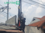 Diduga Pemasangan Tiang Provider oleh Viber Link di Pisangan Baru tak Miliki Izin