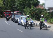 Polres Nganjuk Gelar Latihan Satgas Pengamanan Capres dan Cawapres