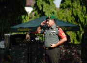 Danrem 071/Wijayakusuma pimpin Apel gelar pasukan Pam VVIP di lapangan alun-alun Kajen Kab. Pekalongan.