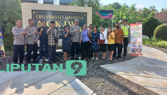 Serap Aspirasi, Polres Jombang Gelar Minggu Kasih di GKJW Bongsorejo