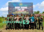 Sambut Hari Juang TNI AD Ke-78, Kodim 1012/Buntok Laksanakan Penanaman Pohon Dan Pembersihan Serentak di Jajaran