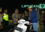 Polres Pelabuhan Tanjungperak Gelar Razia di Suramadu untuk Harkamtibmas saat Nataru