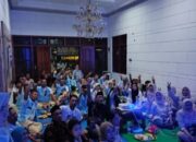 TKD Relawan Prabowo Gibran Mengadakan Nobar Debat Capres di Jln Kartini 2A Sidoarjo