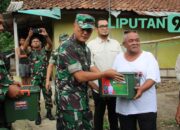 Panglima TNI Salurkan 1.000 Paket Sembako Untuk Korban Gempa Sumedang