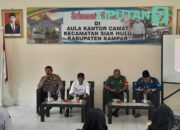 Kapolsek Siak Hulu Hadiri Rapat Koordinasi Lintas Sektoral Antara Upika dan Instansi Terkait Sekecamatan Siak Hulu