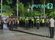 Gelar Patroli Skala Besar, Polres Nganjuk Menjaga Kamtibmas Tetap Aman Kondusif pada tahapan Pemilu 2024.