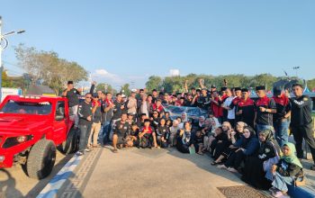 Kolaborasi Madas Sedarah dan Komunitas Taf–Feroza Sakera Madura Berbagi Takjil di Alun-Alun Trunojoyo Sampang