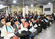 Wabup Madina Sambut Kedatangan Jemaah Haji di Mesjid Agung Nur Ala Nur