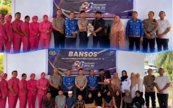 Polres Madina Salurkan Bantuan Sosial ke Panti Asuhan Siti Aisyah dalam Rangka HUT Bhayangkara ke-80