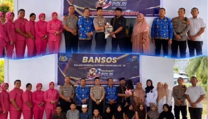 Polres Madina Salurkan Bantuan Sosial ke Panti Asuhan Siti Aisyah dalam Rangka HUT Bhayangkara ke-80