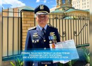 Perwira TNI AU Raih Predikat Lulusan Terbaik Program Military Educational and Center of Air Force di Rusia