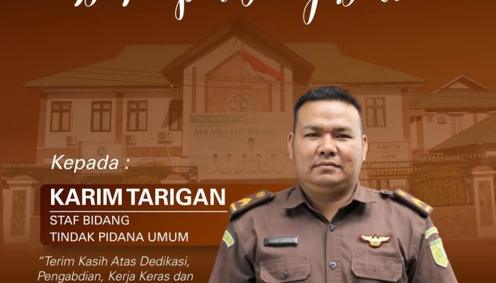 Keluarga Besar Kajari Madina Ucapkan,Selamat Bertugas di Tempat Yang Baru Kepada Karim Tarigan