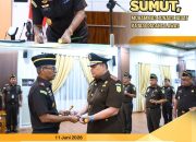 Kejaksaan Tinggi Sumatera Utara Lantik Kajari Padang Lawas di Aula Cipta Kerta