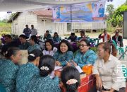 Ny.Lisa Deni Lumban Toruan Pimpin Langsung Monitoring Desa Percontohan