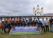 Bupati Taput Buka Turnamen Sepak Bola Barat Sepak Bola Cup 2026 Perebutan Piala Bergilir Siraja Nabarat