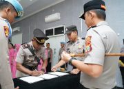 IPTU Ahmad Afandi Hasibuan Resmi Jabat Kapolsek Sorkam Sertijab di Aula Parama Satwika