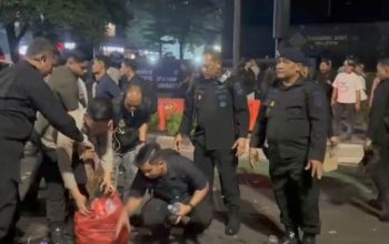 Usai Kawal Aksi Penyampaian Pendapat Wakapolda Metro Jaya Pimpin Personil Kawasan Thamrin