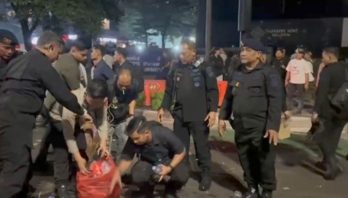 Usai Kawal Aksi Penyampaian Pendapat Wakapolda Metro Jaya Pimpin Personil Kawasan Thamrin