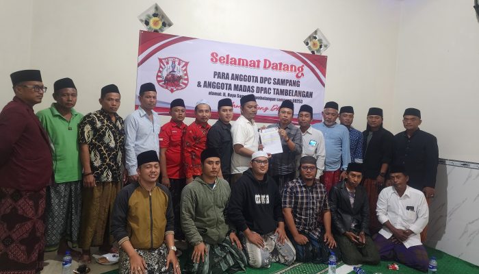 DPAC Madas Sedarah Kecamatan Tambelangan Resmi Terbentuk, Mudakkir Nahkodai Organisasi