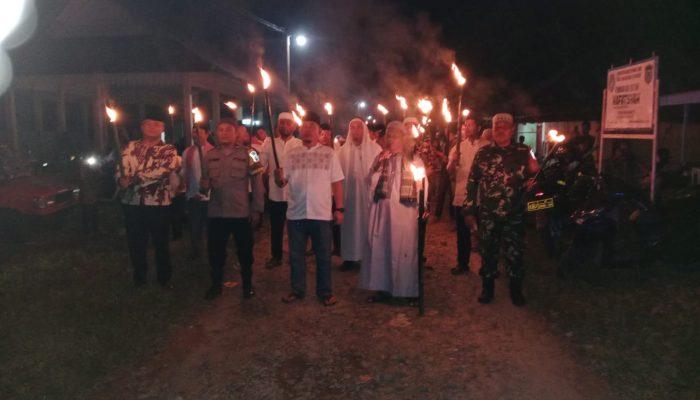 Sambut Tahun Baru Islam 1448, MUI Lubuk Barumun Gelar Pawai Obor