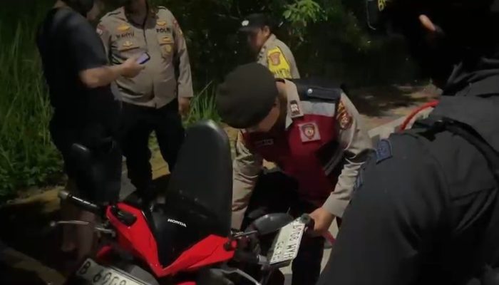 Brimob Metro Jaya Gagalkan Aksi Curanmor Saat Patroli Malam di Tangerang