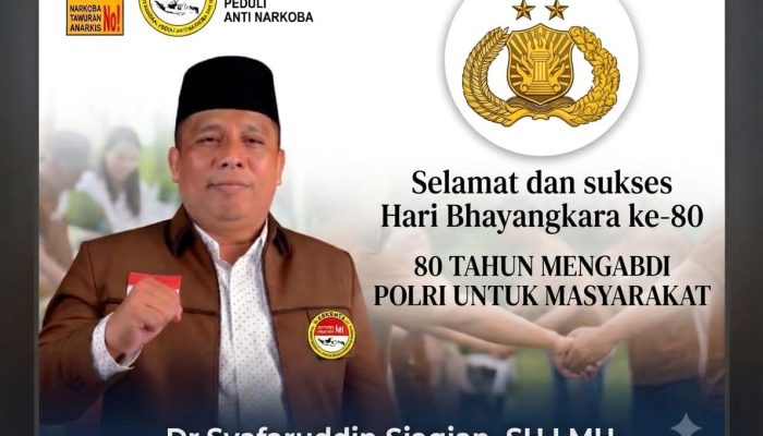HUT Bhayangkara ke-80 Polri Hadir dengan Hati Untuk Masyarakat