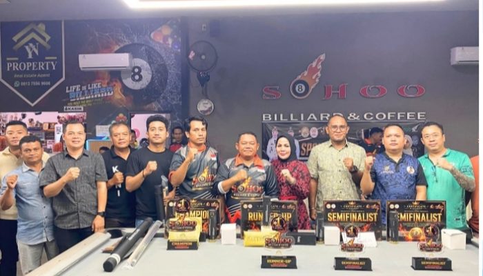 Wabup Labuhanbatu Menghadiri Menutup Secara Resmi Turnamen Billiyar