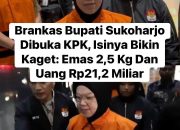 Brankas Bupati Sukoharjo Dibuka KPK, Isinya Bikin Kaget:Emas 2,5Kg dan Uang 21,2 Milliar
