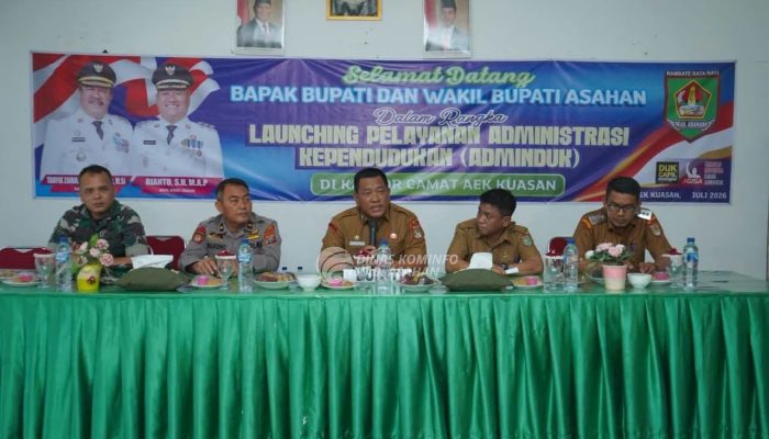 Pemkab Asahan Resmikan Pelayanan Admistrasi Kependudukan di Kantor Camat Aek Kuasan