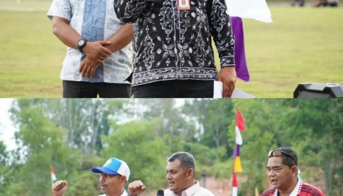Pemkab Paluta Buka Turnamen Sepak Bola Paluta Cup ll U -15 di Gor Padang Lawas Utara